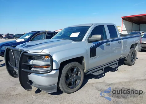 2017 Chevrolet Silverado 1500 Custom из США, поврежденный, VIN 1GCRCPEH4HZ283970